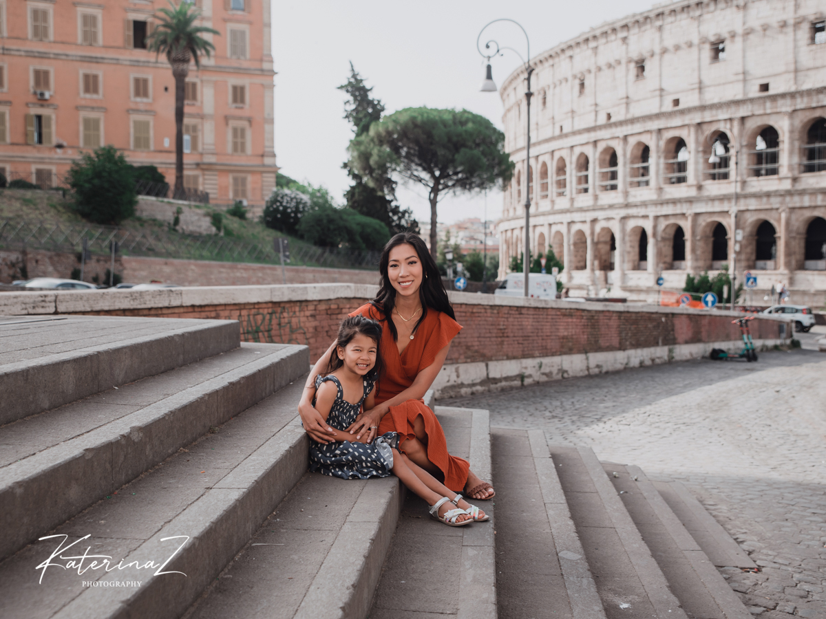 Family photo shoot in Rome  Family portrait session in Rome