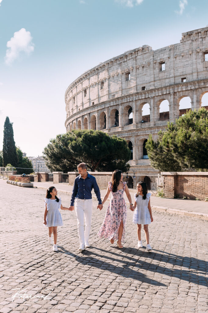 family photoshoot in Rome