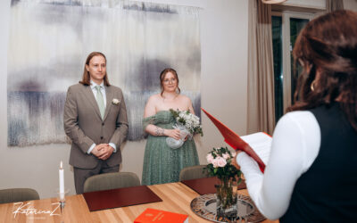 Intimate wedding at the Norwegian Embassy in Rome